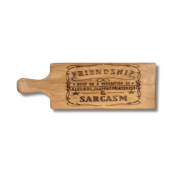 Friendship and Sarcasm Serving Board - Unicorn Fart Productions